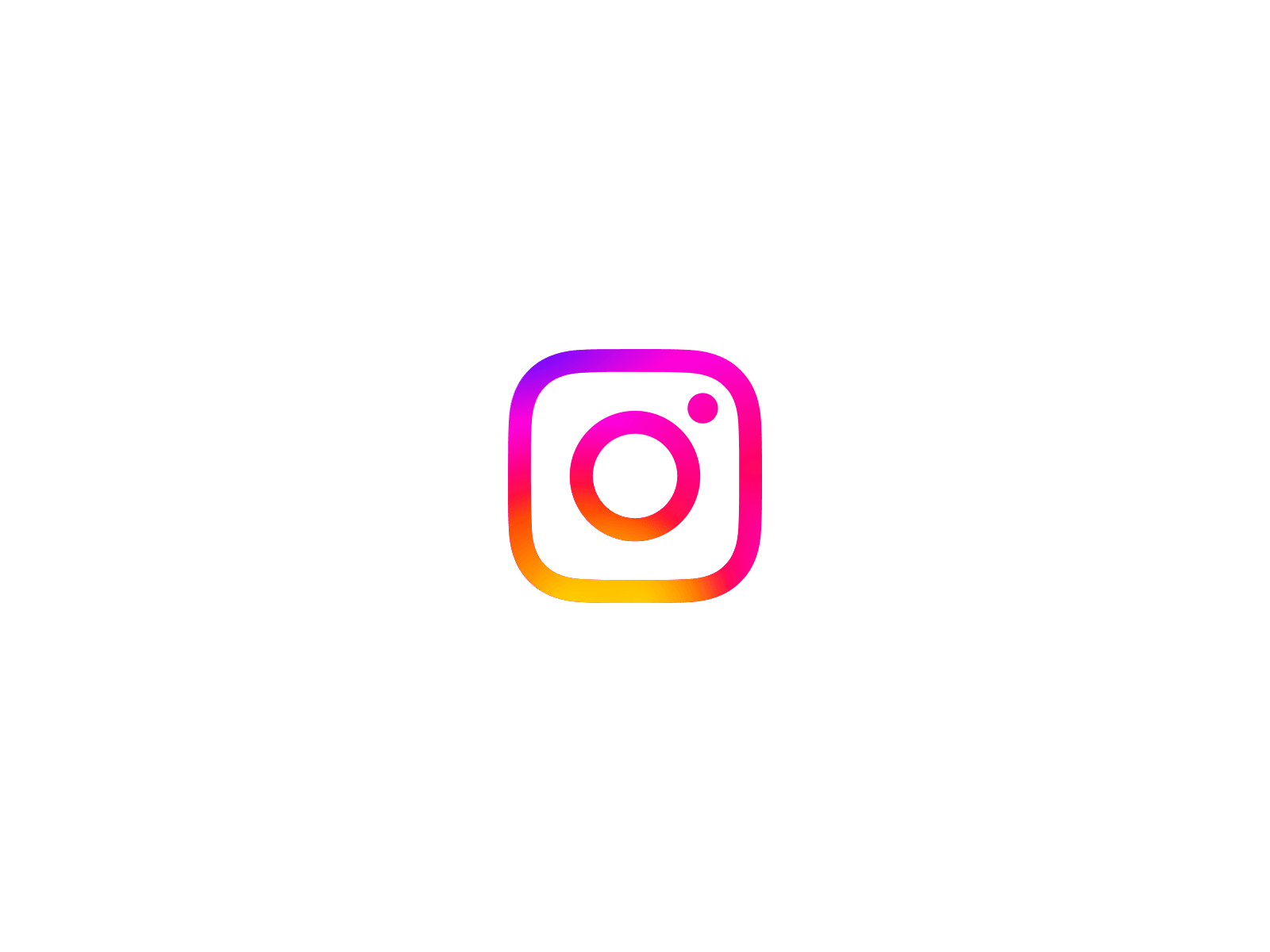 Instagram sketch log cover with a transparent Instagram logo mark
