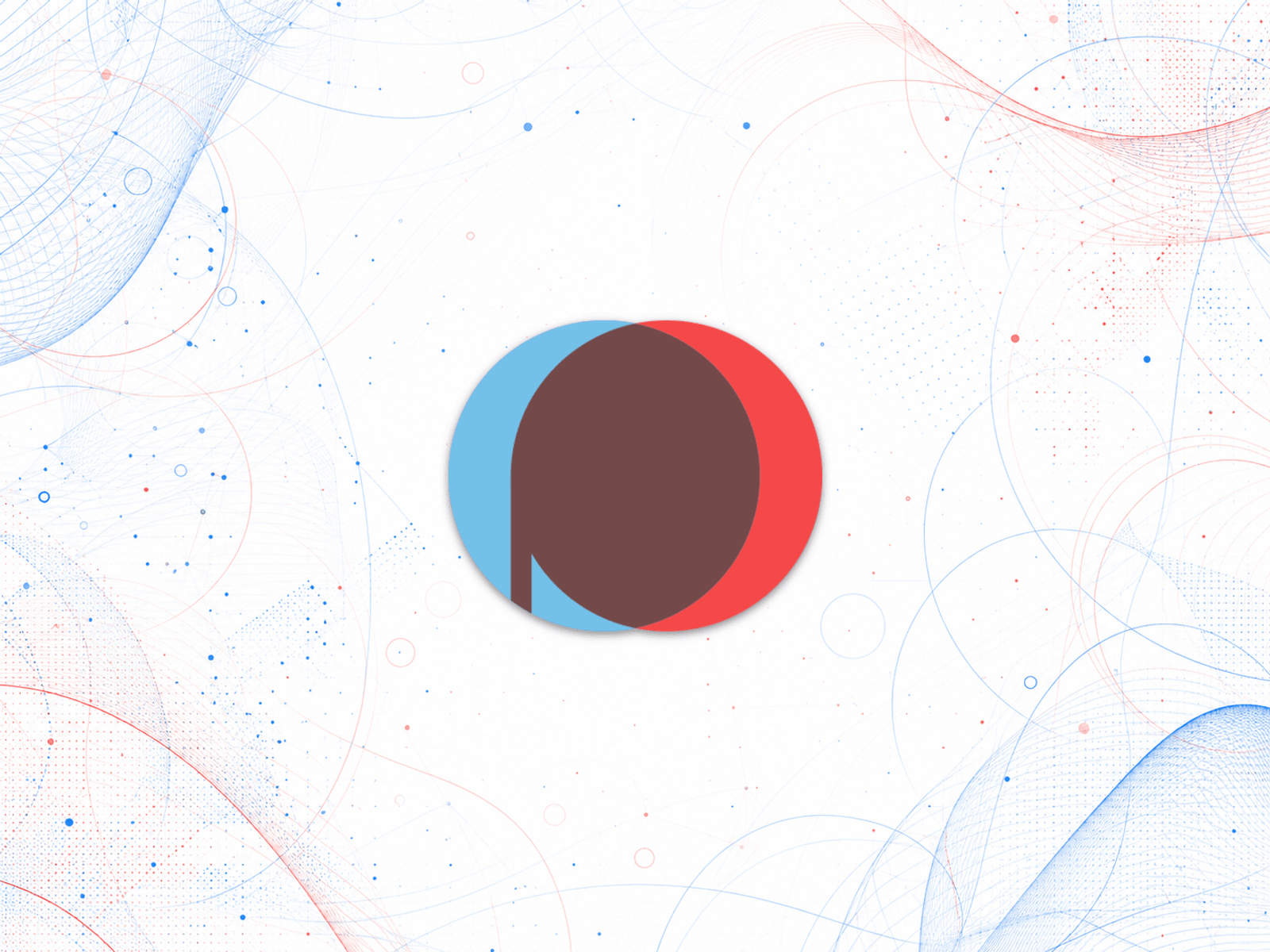 OpenProcessing archive cover with a centered OpenProcessing logo over a generative blue and red background